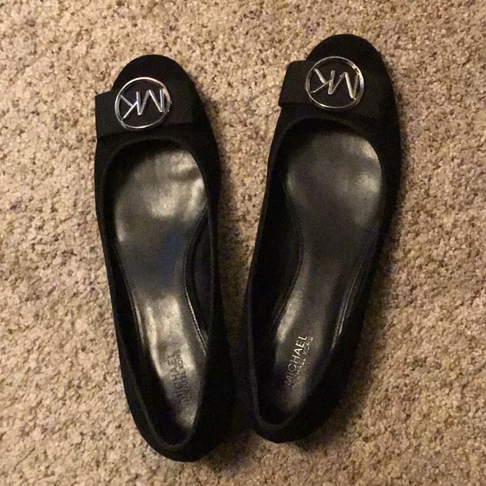 MICHAEL Michael Kors Marsha Suede Ballerina Flats
